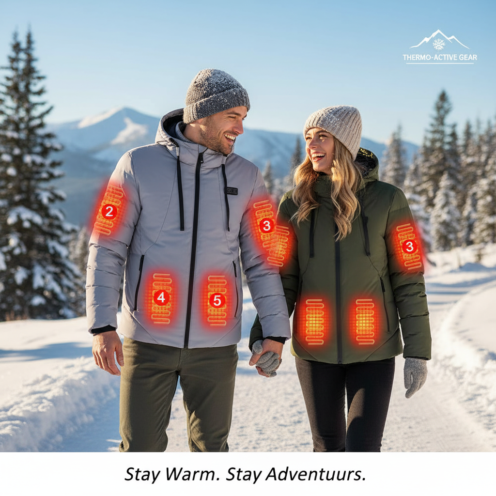 Heated Jacket for Men 11 Areas Heated Jacket for Women Electric Heating Vest Usb Heated Jacket Body Warmer Heated down Jacket