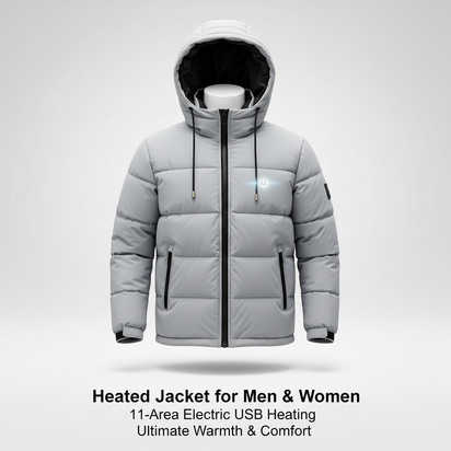 Heated Jacket for Men 11 Areas Heated Jacket for Women Electric Heating Vest Usb Heated Jacket Body Warmer Heated down Jacket