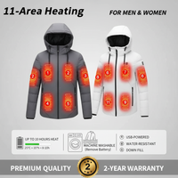 Heated Jacket for Men 11 Areas Heated Jacket for Women Electric Heating Vest Usb Heated Jacket Body Warmer Heated down Jacket